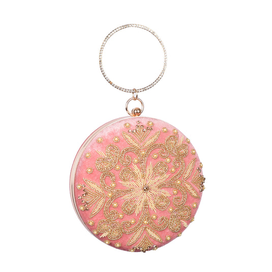 Honeylane's Pink Round clutch