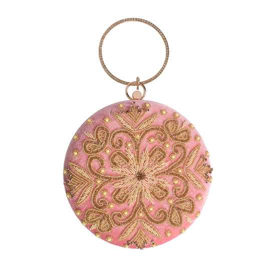 Honeylane's Pink Round clutch