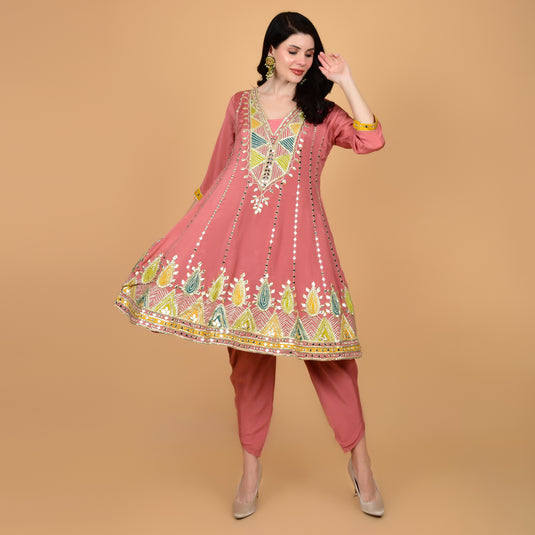 Honeylane's Pink Patiala Suit