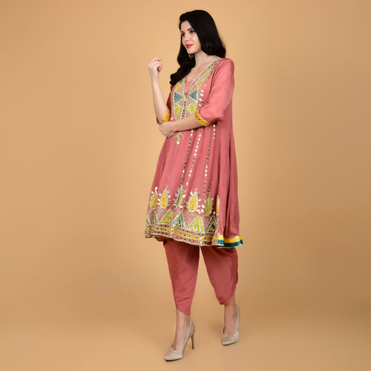 Honeylane's Pink Patiala Suit