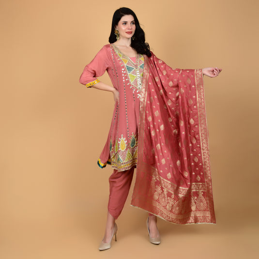 Honeylane's Pink Patiala Suit