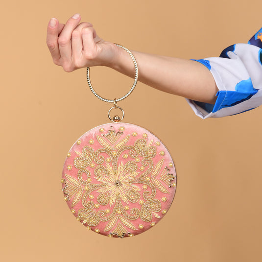 Honeylane's Pink Round clutch